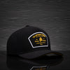 Boné Aba Curva Brand Preto e Amarelo Texo