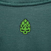 Camiseta Hopskull Contorno Verde Estonado