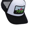 Boné Trucker Mountain Branco Texo