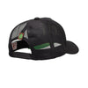 Boné Trucker Fluor Preto Hopskull Verde Texo