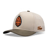 Boné Aba Curva Orange Hop Bege Texo