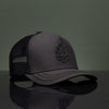 Boné Trucker Scar Preto Estonado Texo