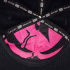 Boné Aba Curva Acid Preto Hopskull Rosa Texo