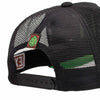 Boné Trucker Fluor Preto Hopskull Verde Texo