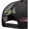 Boné Trucker Fluor Preto Hopskull Rosa Texo