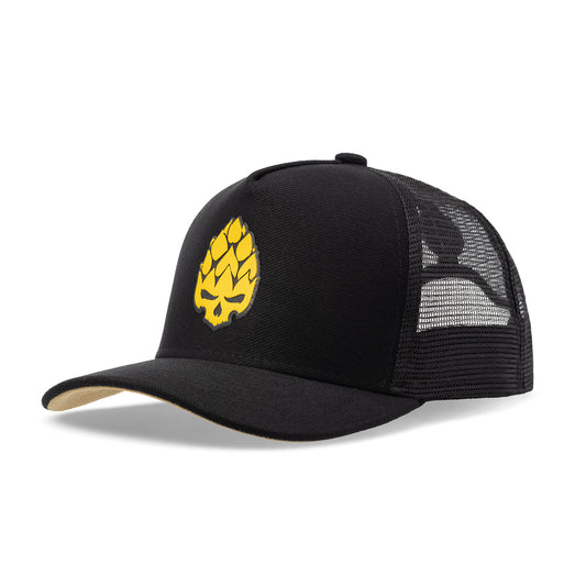 Boné Trucker Bold Preto Amarelo
