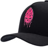 Boné Aba Curva Acid Preto Hopskull Rosa Texo