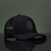 Boné Trucker Scar Preto Texo