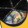 Boné Aba Curva Brand Preto e Amarelo Texo