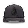 Boné Trucker Scar Preto Estonado Texo