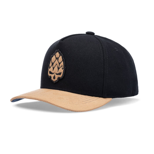 Boné Aba Curva Hopstrap Preto Texo