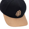 Boné Aba Curva Hopstrap Preto Texo