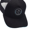 Boné Trucker Storm Preto e Azul Texo