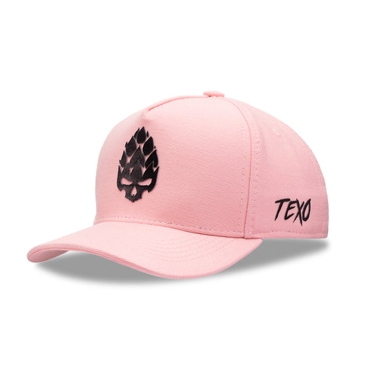 Boné Aba Curva City Rosa Texo