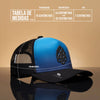 Boné Trucker Fade Azul Texo