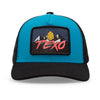 Boné Trucker Mountain Turquesa Texo