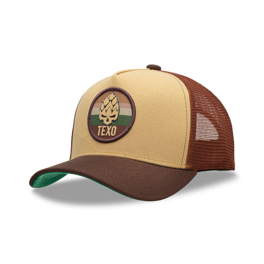 Boné Trucker Land Savanna Marrom Texo