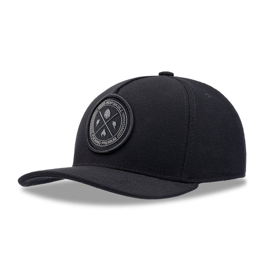 Boné Texo Aba Curva Storm Preto e Cinza