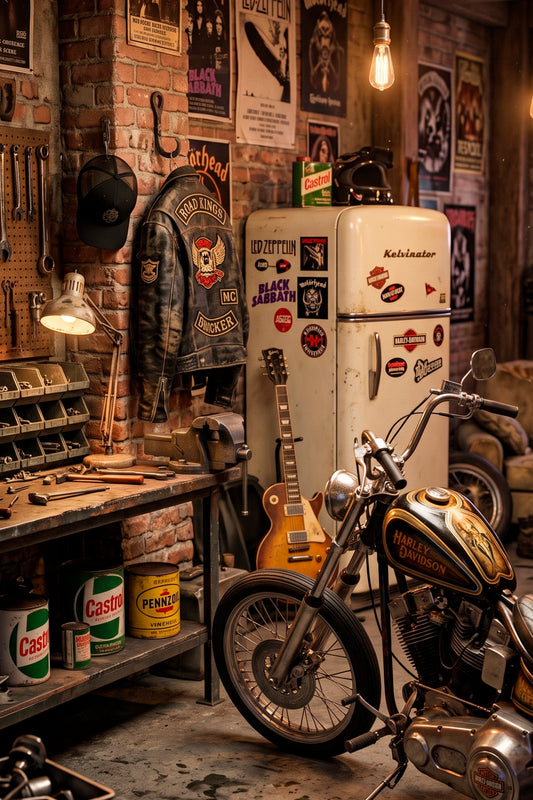 A Garagem Também Conta Histórias | Estilo de Vida Biker