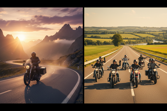 Viagem de Moto Sozinho ou em Grupo: Vantagens e Desvantagens