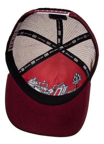 Boné Texo Trucker Hopstreet Bordô