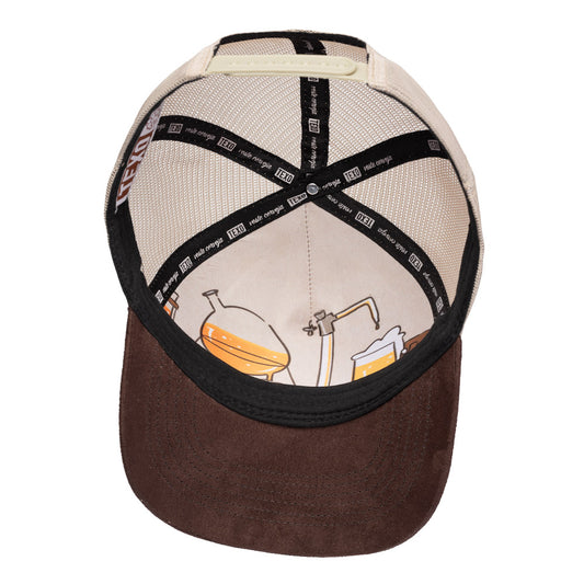 Boné Trucker Brewer II Verde Texo