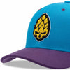 Boné Aba Curva Crossover Azul e Roxo Texo