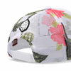 Boné Trucker Hop Floral Branco Texo