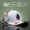 Boné Trucker Hop Floral Branco Texo