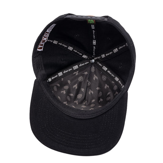 Boné Texo Aba Curva Storm Preto e Cinza