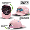 Boné NTX Aba Curva College Rosa Patch Bordado Original