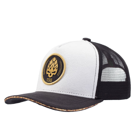 Boné Trucker Beer Collection Branco Texo