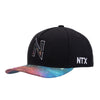 Boné NTX Aba Curva Cosmic Preto/Verde Patch Bordado Original