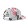 Boné Trucker Hop Floral Branco Texo