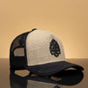 Boné Trucker Malt Bege Texo