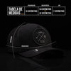 Boné Trucker Padded Preto Texo