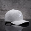 Boné NTX Aba Curva Minimal Cinza Patch Bordado Original