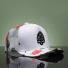 Boné Trucker Hop Floral Branco Texo