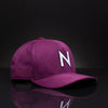 Boné NTX Aba Curva Suede Vinho Patch Bordado Original