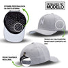 Boné NTX Aba Curva Minimal Cinza Patch Bordado Original
