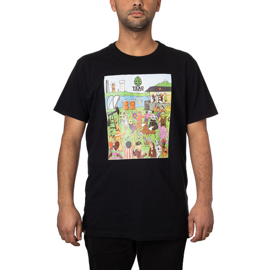 Camiseta Desafio: Cervejas do Mundo Preta + Pôster