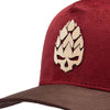 Boné Trucker Brewer II Bordô Texo