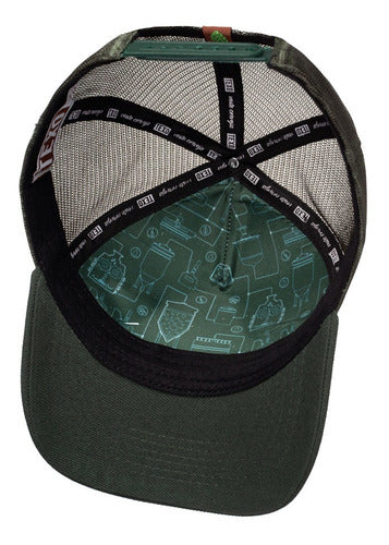 Boné Trucker Original Verde Texo