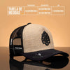 Boné Trucker Malt Bege Texo