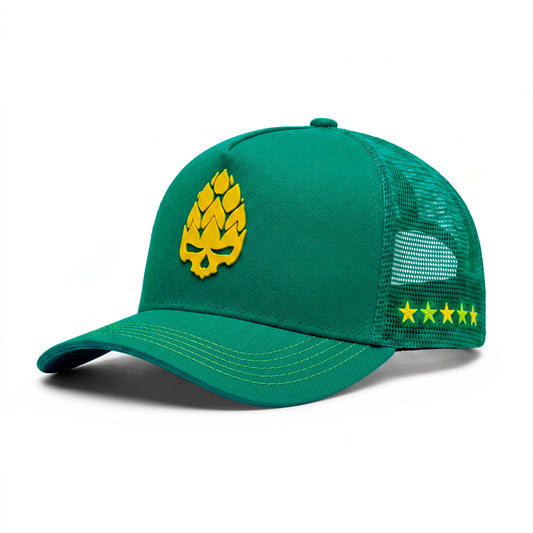 Boné Trucker Crowd Verde Texo