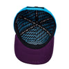Boné NTX Aba Curva Dunk Azul/Roxo Patch Bordado Original