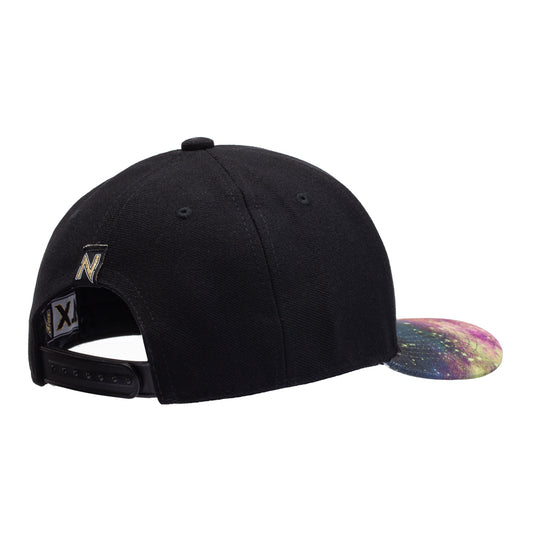 Boné NTX Aba Curva Cosmic Preto/Verde Patch Bordado Original