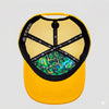 Boné Trucker Crowd Amarelo Texo