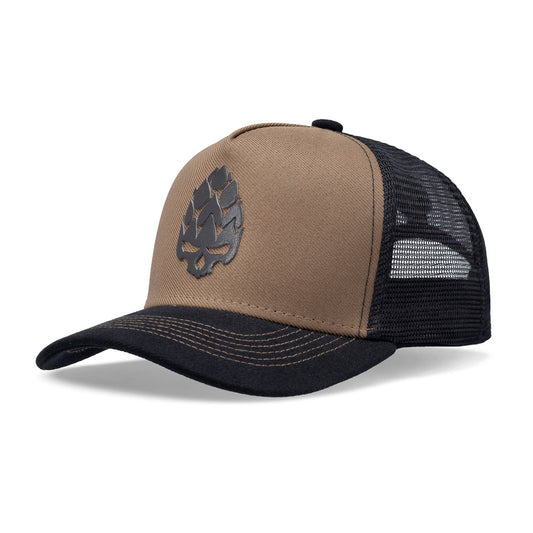 Boné Trucker Good Idea III Bege Texo