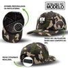 Boné NTX Aba Curva Woodland Camuflado Patch Bordado Original